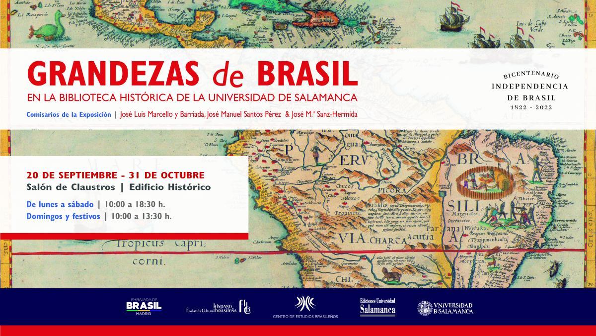Exposición "Grandezas de Brasil en la Biblioteca Histórica de la Universidad de Salamanca"